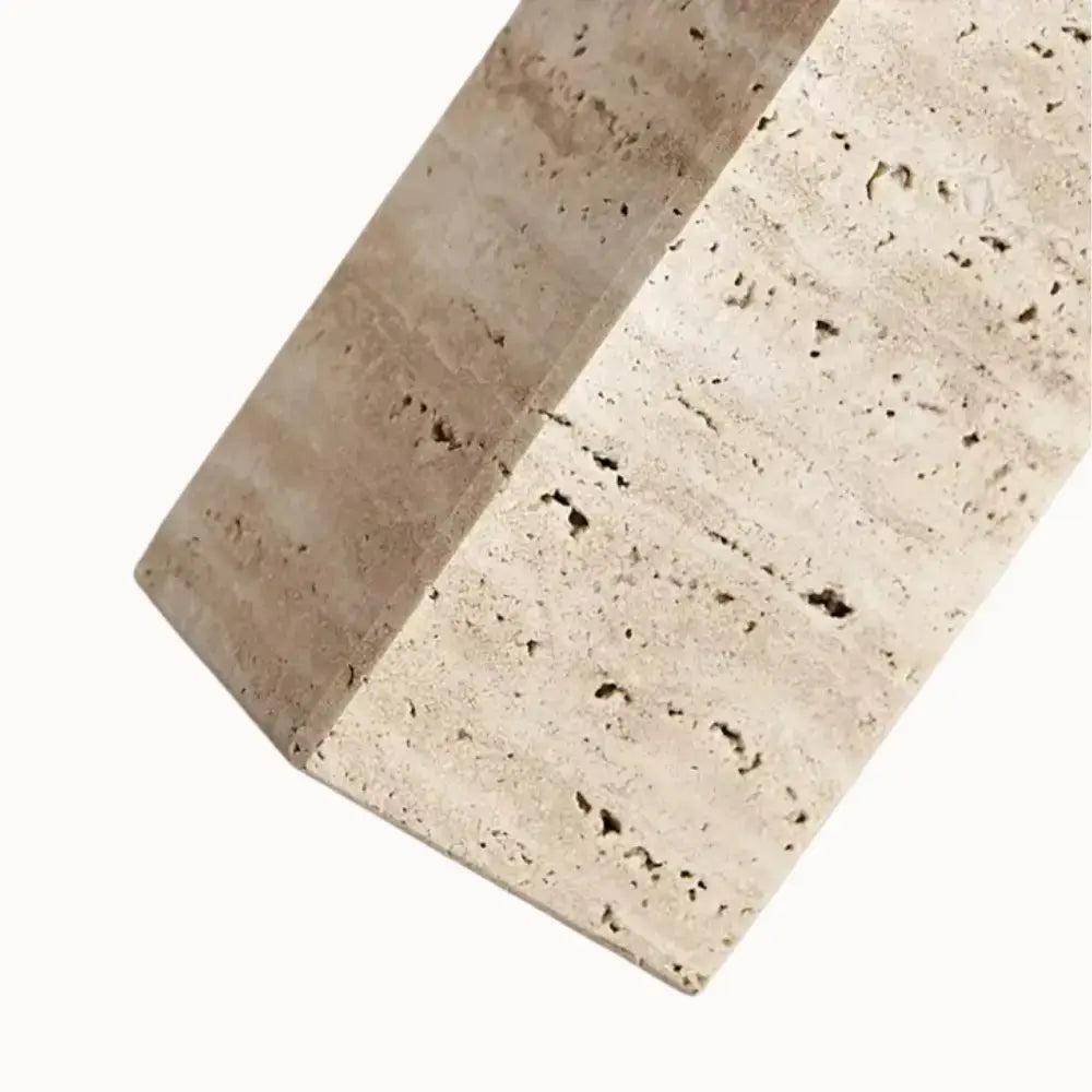 Suspension scandinave en travertin & bois | Koben NORDSIA