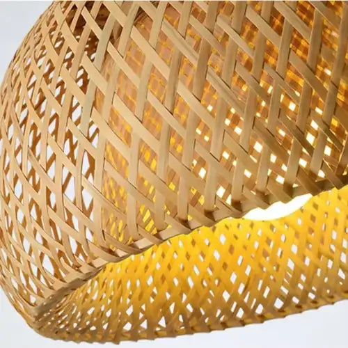 Suspension en Bambou naturel Ø 30 cm | Lumea