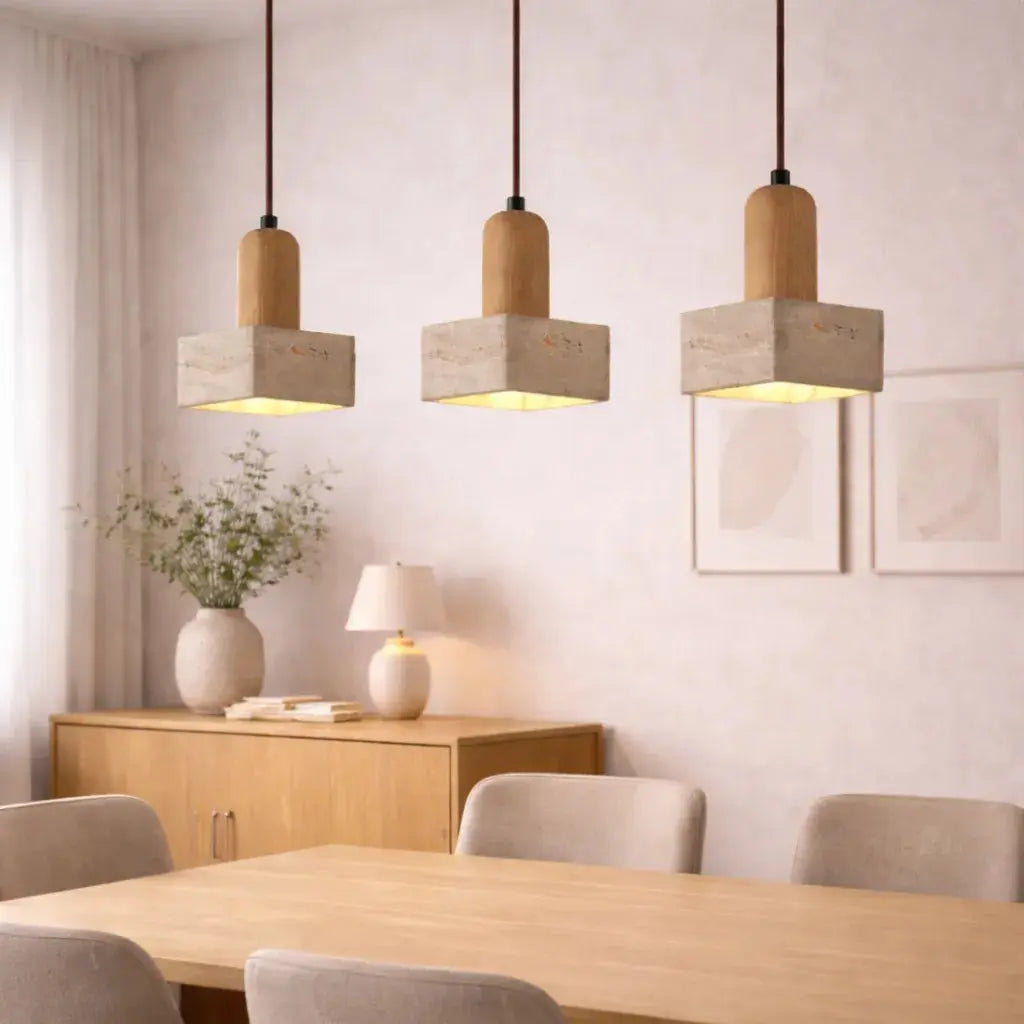 Suspension en Pierre naturelle de Travertin | Tyra NORDSIA