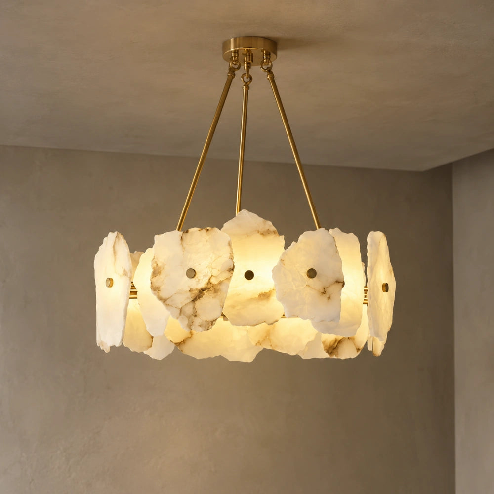 Suspension albâtre | Alvéra