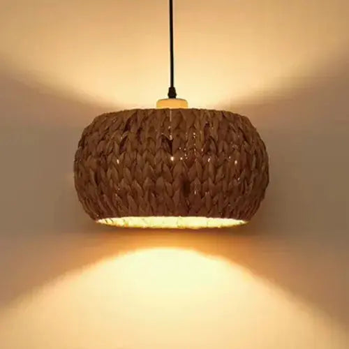 Suspension osier tressage artisanal Ø 30 cm | Loanne NORDSIA