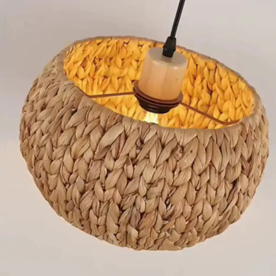 Suspension osier tressage artisanal Ø 30 cm | Loanne NORDSIA