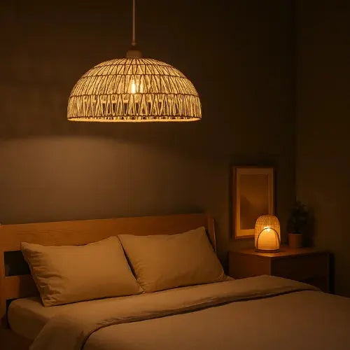 Suspension osier naturel Ø 30 cm | Malia NORDSIA