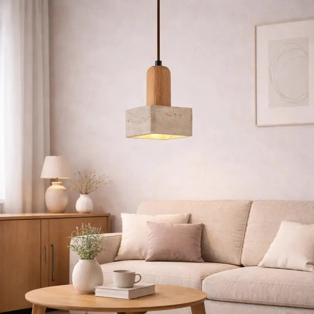 Suspension en Pierre naturelle de Travertin | Tyra NORDSIA