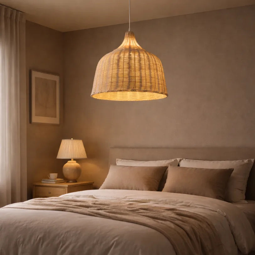 Suspension en Bambou naturel Ø 25 cm | Tindra