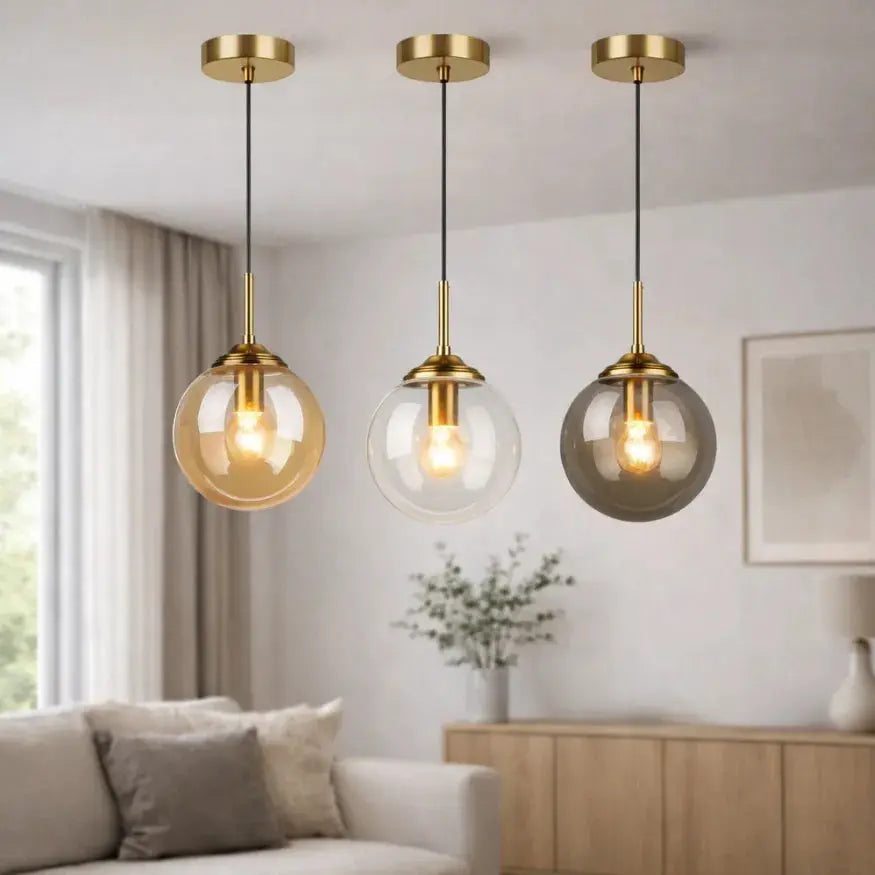 Suspension en Verre design Ø 15 cm | Nohr NORDSIA