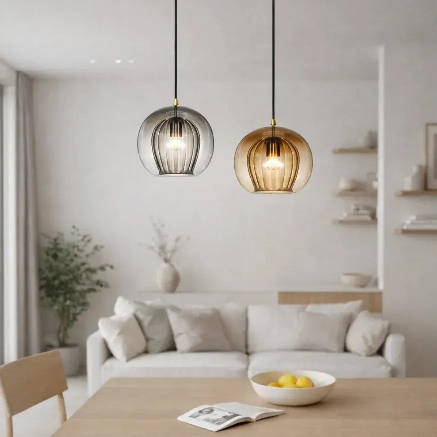 Suspension en Verre design Ø 20 cm  | Vika NORDSIA