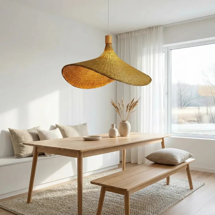 Suspension en Bambou naturel Ø 30 cm | Våga